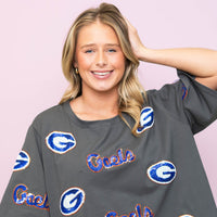 Womens Sequin Design Tee