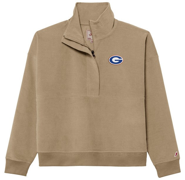Women's Cord 1/2 Zip Pullover