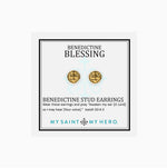 Benedictine Stud Earring